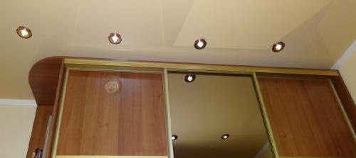 Закладная под натяжной потолок для шкафа-купе. Какой может быть закладная для шкафа-купе в натяжном потолке