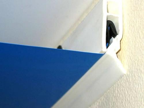 Какие бывают системы крепления натяжных потолков. Комплектующие для натяжных потолков