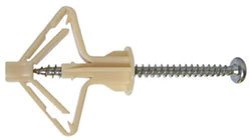 Как крепить потолочный карниз на гипсокартон. Способ 2 – использование дюбеля-бабочки