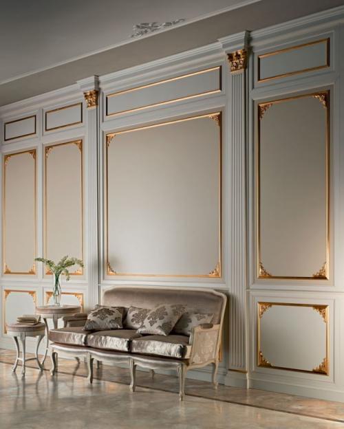 Как клеить декоративный молдинг на стену. Виды молдингов 24