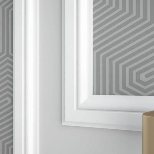 Как клеить молдинги на стену под покраску. Как клеить обои различных фактур в рамки из молдинга?