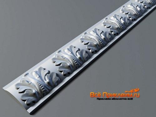 Как клеить декоративный молдинг на стену. Виды молдингов 03