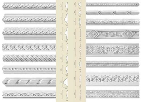 Молдинги на стене в гостинной. Что такое молдинги и какими они бывают