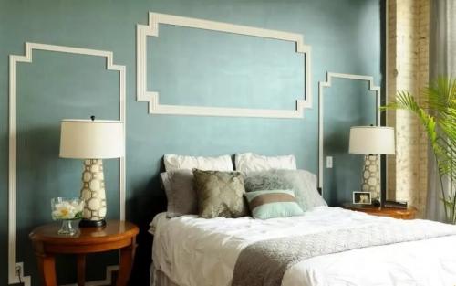 Использование молдингов на стенах и потолке в дизайне.. Молдинги на стенах