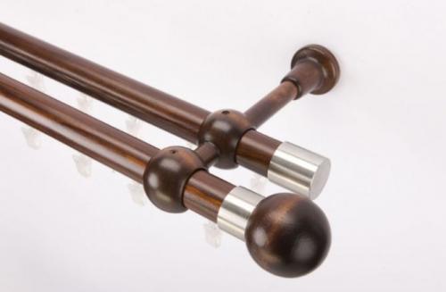 Как крепить карниз к стене. Для чего нужны двухрядные карнизы