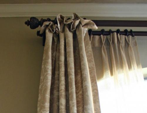 Как крепить карниз к стене. Для чего нужны двухрядные карнизы