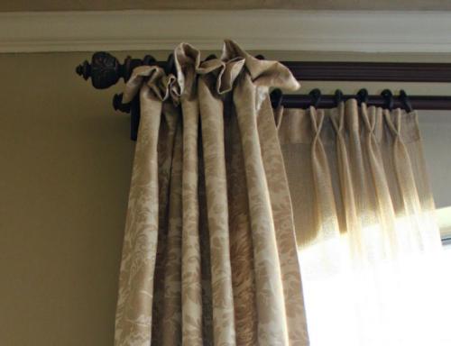 Как повесить двухрядный карниз. Для чего нужны двухрядные карнизы