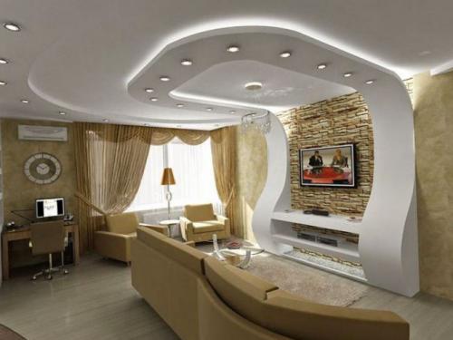 Лучшие натяжные потолки в 2023 году. Натяжные потолки: тренды 2023 года 05