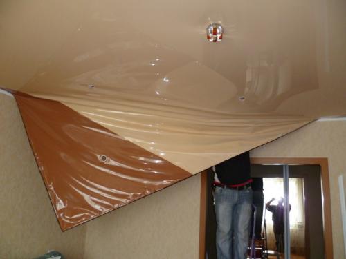 Натяжной потолок своими руками. Монтаж пленочного натяжного потолка