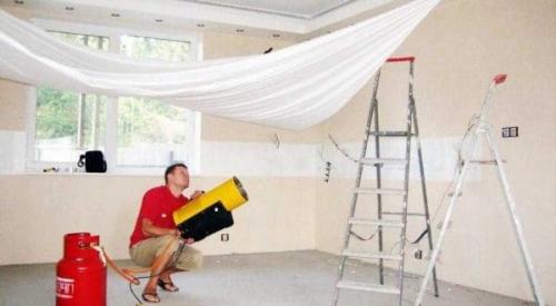 Тепловая пушка для натяжных потолков