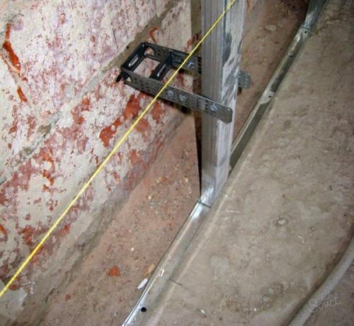 Как крепить профиль к полу. Монтаж на профиль
