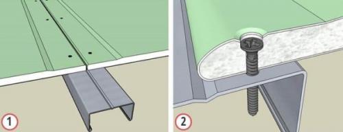 Как крепить профиль к полу. Монтаж на профиль