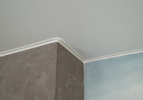 Натяжной потолок без канта. Какие вставки бывают?