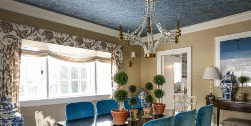 Обои для неровного потолка. Обои на потолок: виды, типы, идеи дизайна и рисунки, цвет, как выбрать и не ошибиться (120 фото новинок)