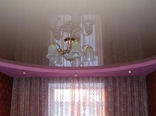 Как сделать в натяжном потолке скрытый карниз для штор. Ниша, как важный элемент конструкции натяжной системы 19 Как сделать в натяжном потолке скрытый карниз для штор. Ниша, как важный элемент конструкции натяжной системы 19