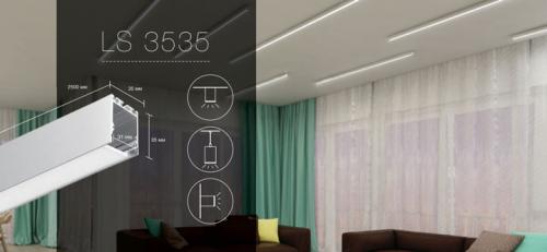 Монтаж светодиодного профиля в гипсокартон. Виды