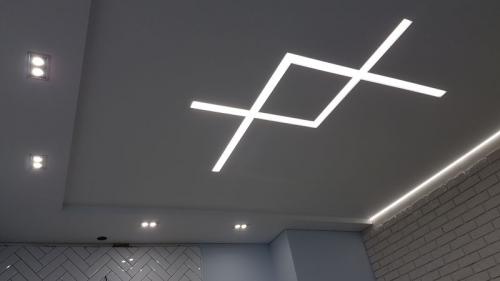 Световые линии на потолке плюсы и минусы. Световые линии на натяжном потолке: яркая красота