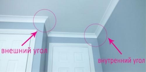 Как клеить галтели на натяжной потолок. Правила крепления галтелей на натяжной потолок 09