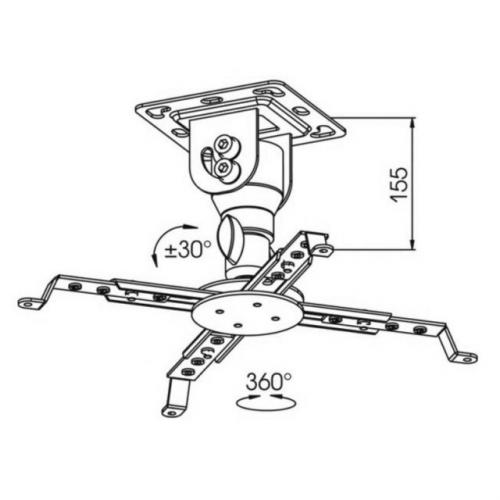 Потолочный кронштейн для натяжного потолка. Виды потолочных кронштейнов для проекторов