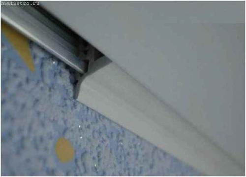 Евробагет для натяжных потолков. Багет для натяжных потолков