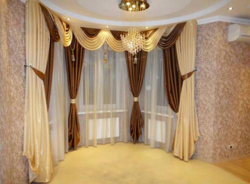 Шторы для зала 2023 — новинки красивых штор для интерьера зала в квартире и доме в современном стиле + фото идеи