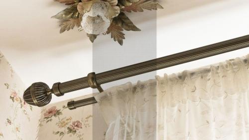 Модные карнизы для штор 2022. Материал карниза