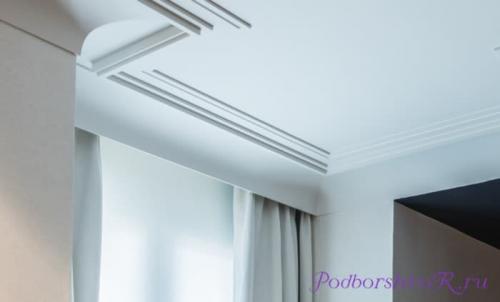 Скрытый карниз для штор из гипсокартона. Конструктивные особенности