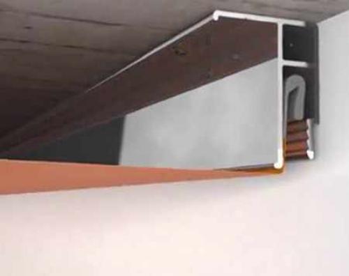 Как заправить натяжной потолок. Монтаж натяжного потолка