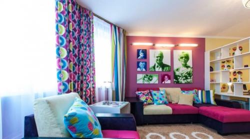 Гардина на стену. Настенные карнизы для штор