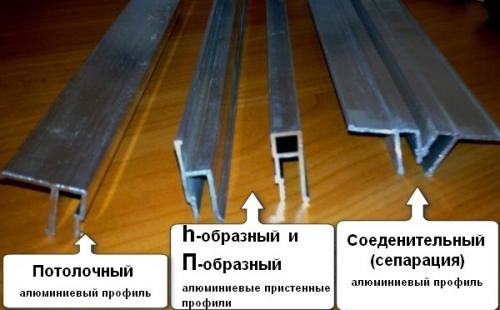 Багет для натяжных потолков размер. Виды профиля для натяжного потолка