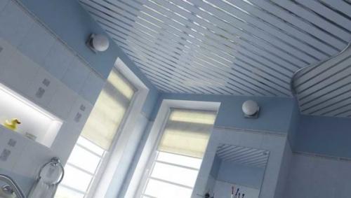 Алюминиевый профиль для потолка. Устройство реечного потолка и его виды