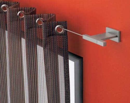 Крепление штор к потолочному карнизу. Крепления для штор к карнизу: виды и особенности оформления