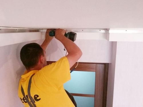 Багет ПВХ потолочный. Багет ПВХ для натяжных потолков