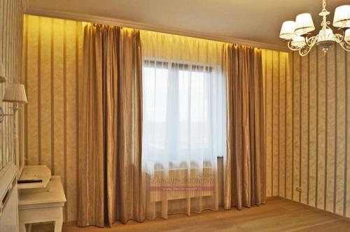 Парящие шторы с подсветкой. Как подсветить шторы светодиодной лентой