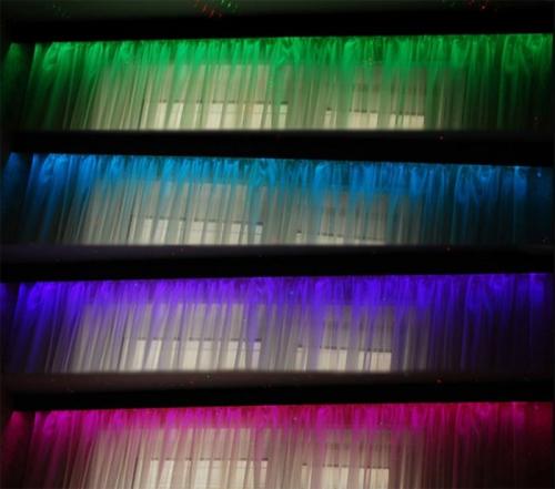 Парящие шторы с подсветкой. Как подсветить шторы светодиодной лентой