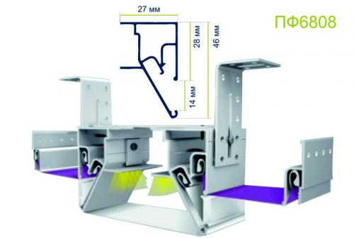 Багет для натяжных потолков размер. Профиль для монтажа натяжного потолка 12 Багет для натяжных потолков размер. Профиль для монтажа натяжного потолка 12