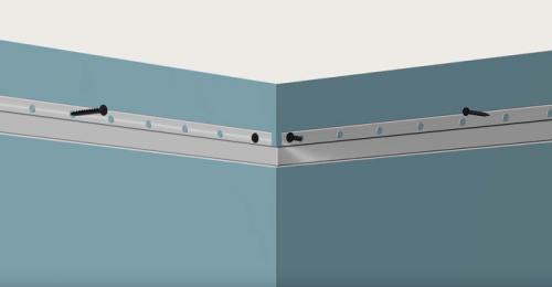 Багет для натяжных потолков размер. Профиль для монтажа натяжного потолка 08 Багет для натяжных потолков размер. Профиль для монтажа натяжного потолка 08