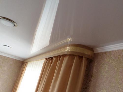 Карниз на кухню на натяжной потолок. Карнизы для натяжного потолка