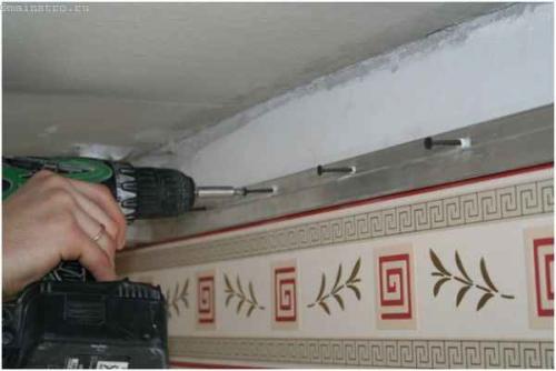 Багет стеновой для натяжного потолка. Багет для натяжных потолков