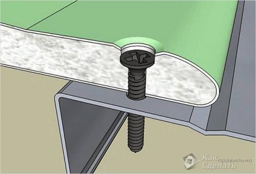 Как правильно вкрутить саморез в различные материалы. Как вкрутить саморез 08