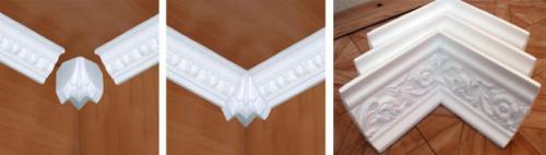 Как клеить потолочный плинтус к натяжному потолку. Установка плинтуса для натяжного потолка 02