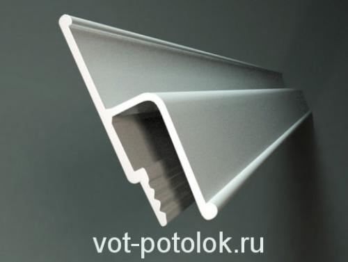 Какой стороной ставить багет для натяжного потолка. Виды профилей для натяжных потолков