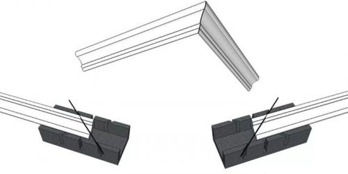 Потолочный плинтус углы. Монтаж потолочного плинтуса: как правильно сделать наружные и внутренние углы