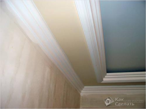Как и чем клеить багеты на потолок. Чем приклеить багет для потолка, чтобы не отвалился 09