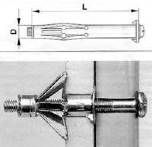 Как крепить потолочный карниз на гипсокартон. Способ 2 – использование дюбеля-бабочки