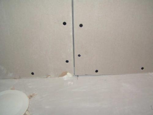 Как крепить гипсокартон к стене на саморезы. На саморезы