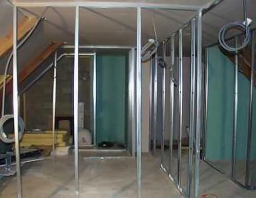 Шаг саморезов гипсокартон кнауф. Монтаж перегородки С112