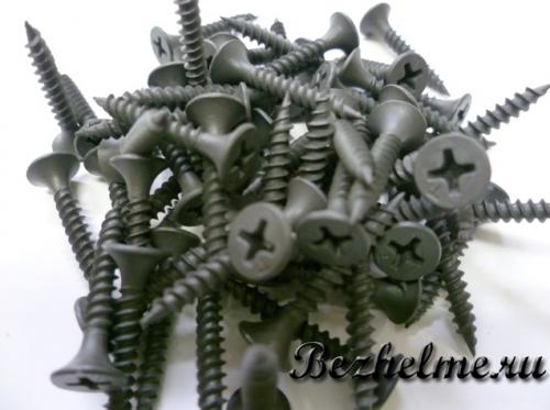 Какими саморезами крепить гипсокартон к дереву. Чем крутить гипсокартон — выбор саморезов под обрешетку