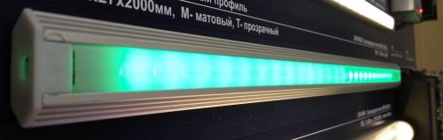 Профиль для закарнизной подсветки. Охлаждение светодиодных лент алюминиевым профилем