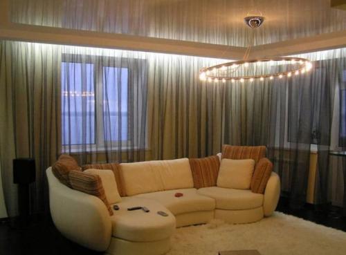 Подсветка штор узел. Варианты подсветки штор диодами